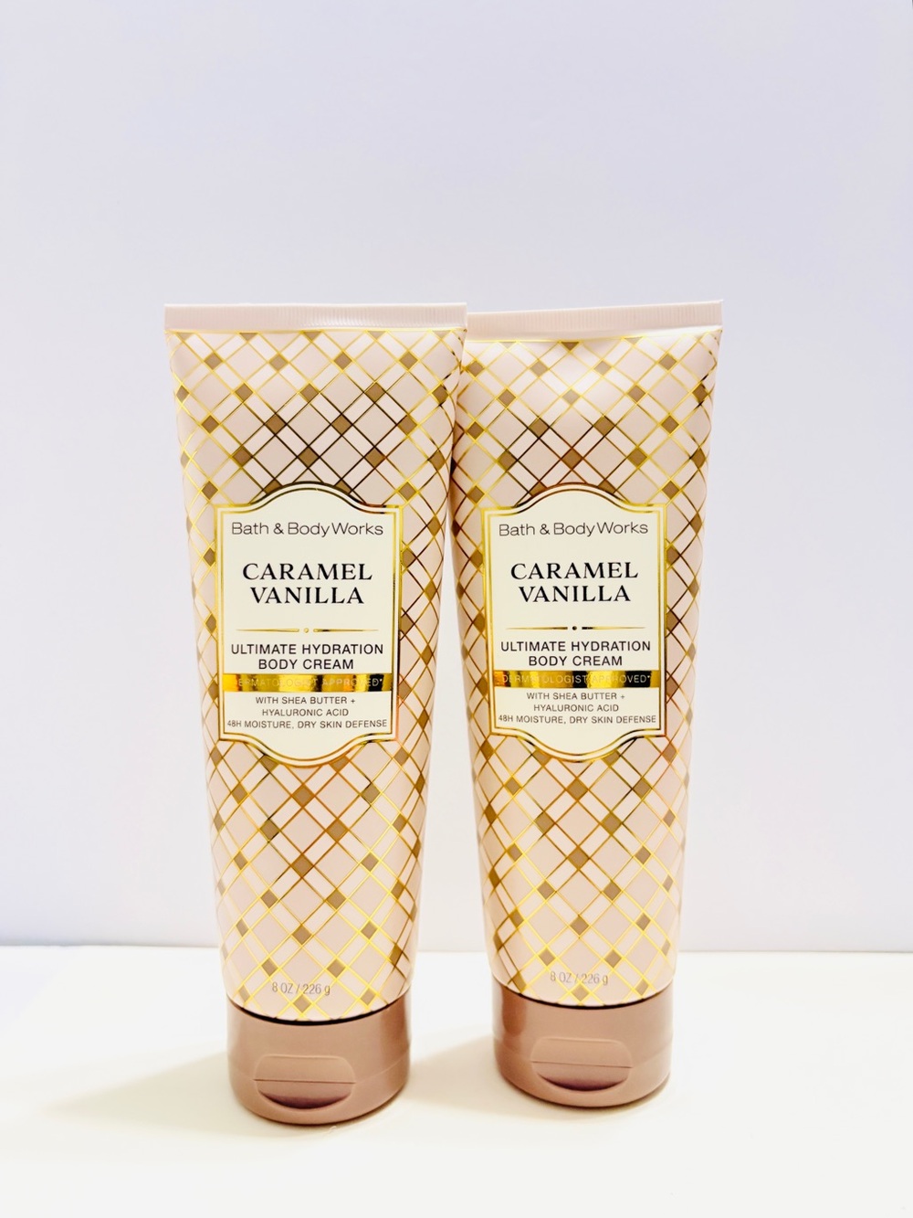 Bath & Body Works Caramel Vanilla Body Cream pack of 2 new
